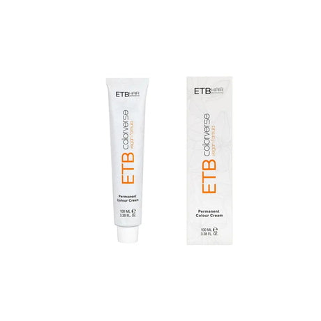 ETB Hair Vopsea De Păr Profesională Permanentă Cu Amoniac  8.44 Blond Deschis Arămiu Intens