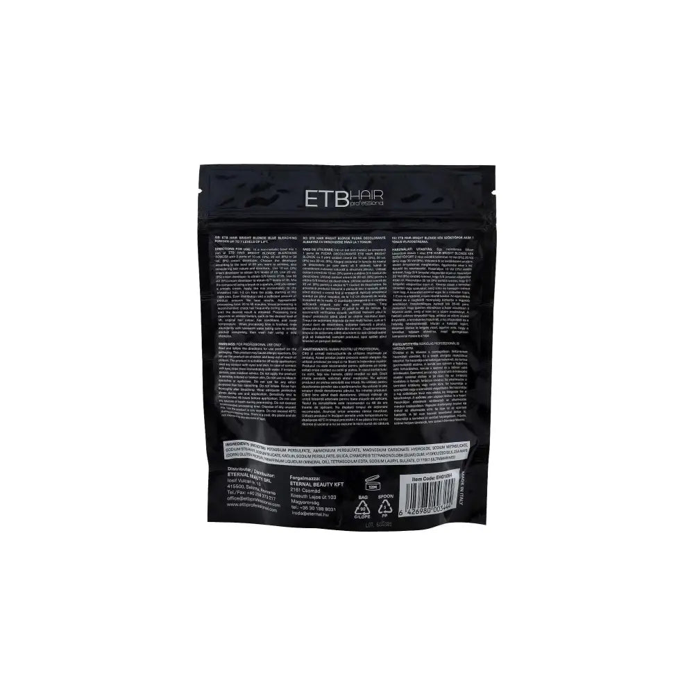 ETB Hair Professional Bright Blonde Pudră Decolorantă Albastră 7 Tonuri