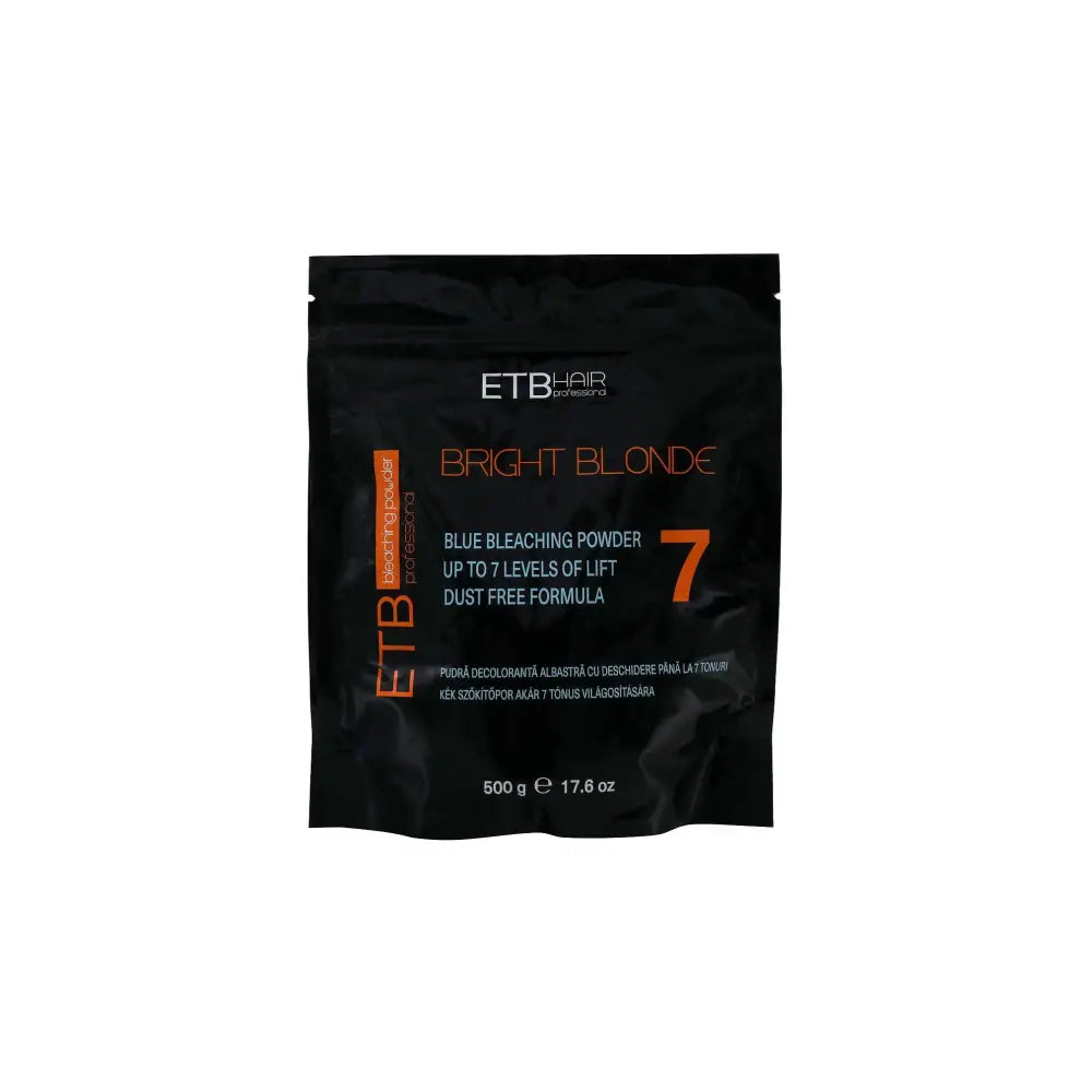ETB Hair Professional Bright Blonde Pudră Decolorantă Albastră 7 Tonuri