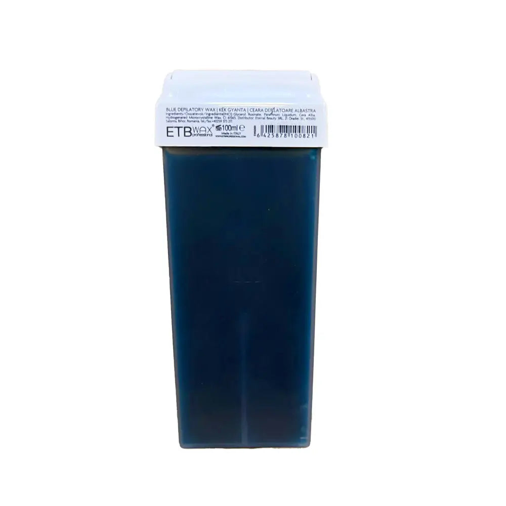 ETB Wax Kék Gyantapatron Széles Fejjel 100ml - Gyantázás