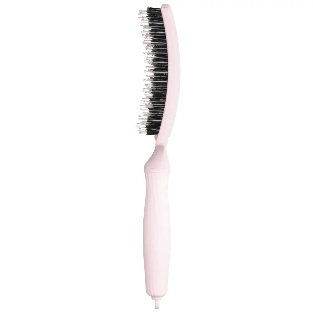 Fingerbrush Care Iconic Vaddisznószőr & Nylon Hajkefe – Pastel Pink L - Haj