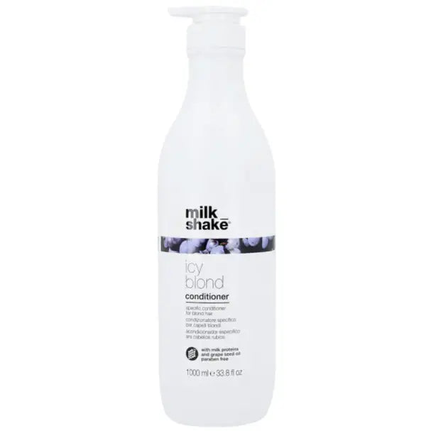 Milk Shake Icy Blond Kondicionáló Pigmenttel Sárga Árnyalatok Semlegesítésére Szőke Hajra - 1000ml
