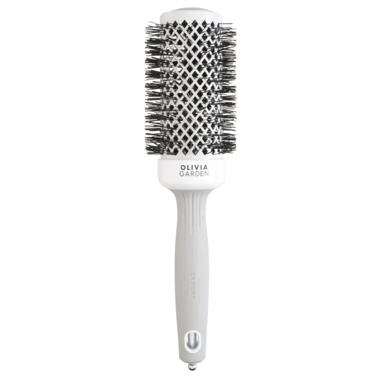 Olivia Garden Expert Blowout Shine White Körkefe 45mm - Haj