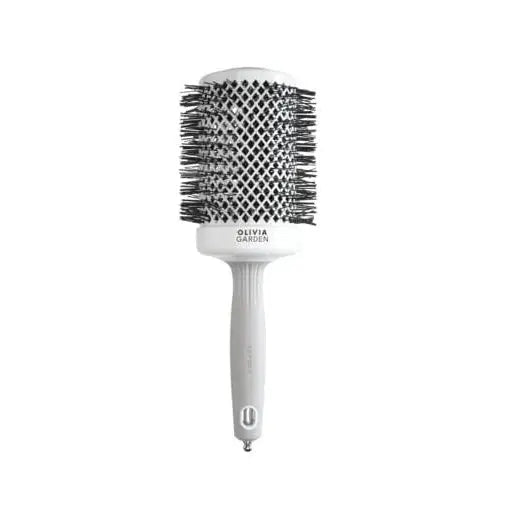Olivia Garden Expert Blowout Shine White Körkefe 65mm - Haj