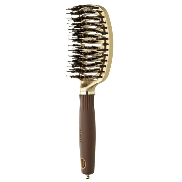 Olivia Garden Expert Nano Thermic Flex Hajkefe Vaddisznó Sörtékkel - Haj