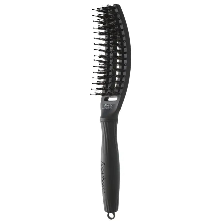 Olivia Garden Fingerbrush Full Black Kicsi Hajkefe S - Haj
