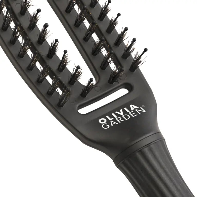 Olivia Garden Fingerbrush Full Black Kicsi Hajkefe S - Haj