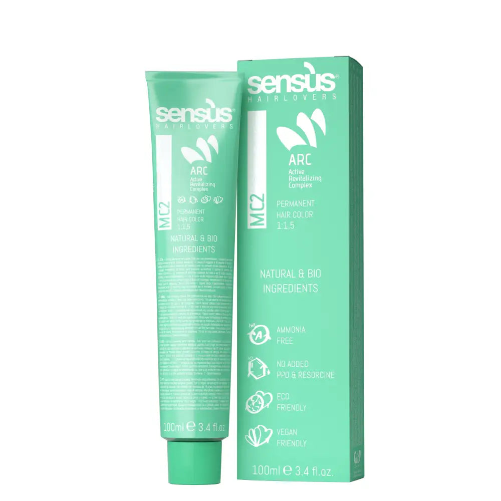 Sensus MC2 Tartós Ammóniamentes Hajfesték - 100 ml / 1.0 Természetes fekete - Haj