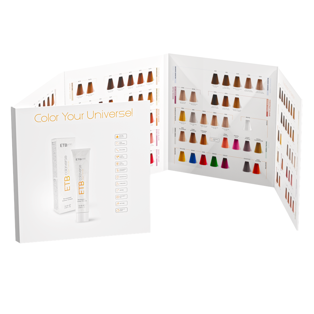 ETB Hair ColorVerse Tartós Vegán Hajfesték Színskála / 117 Árnyalat /