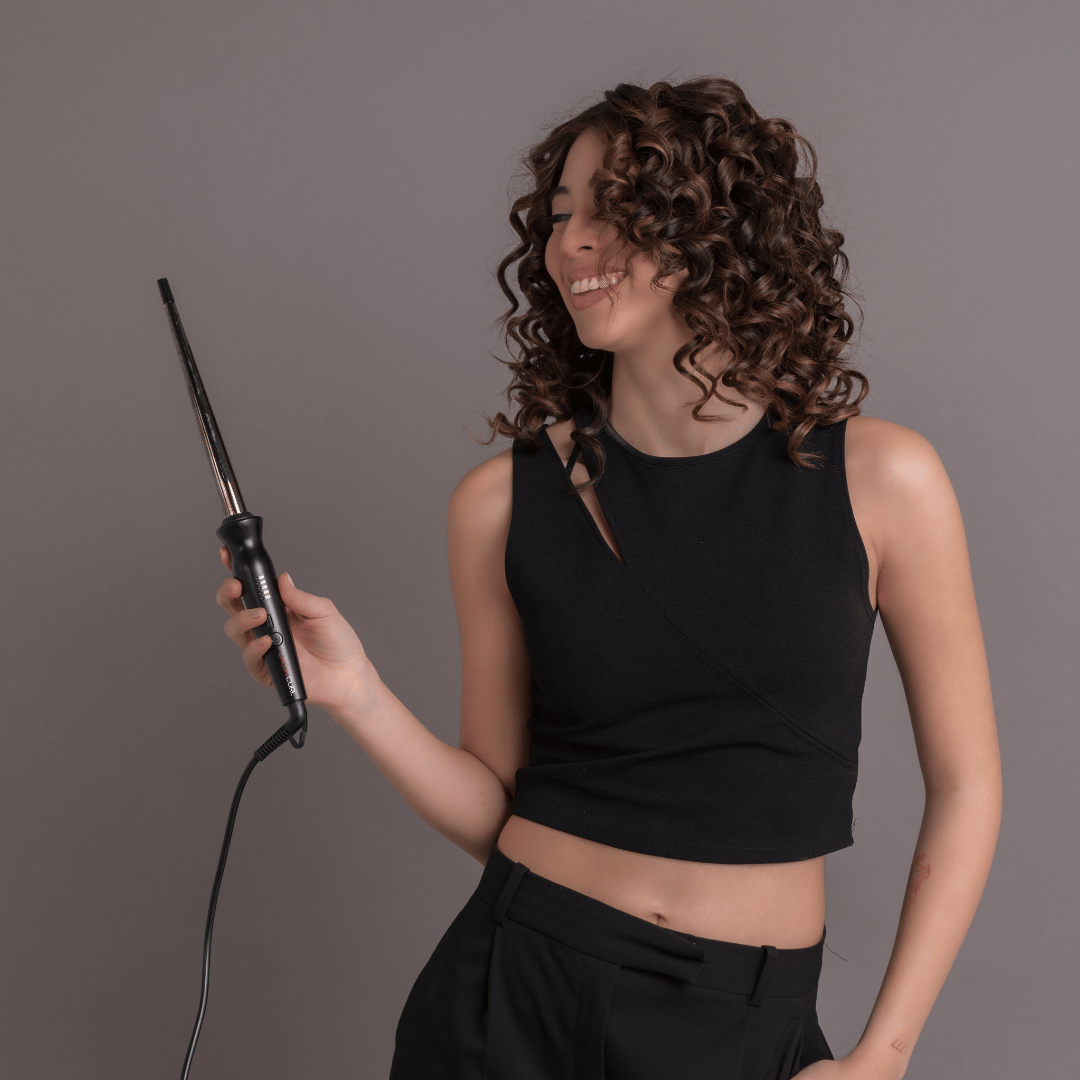 GA.MA Conical Salon Curl Kúpos Hajsütővas