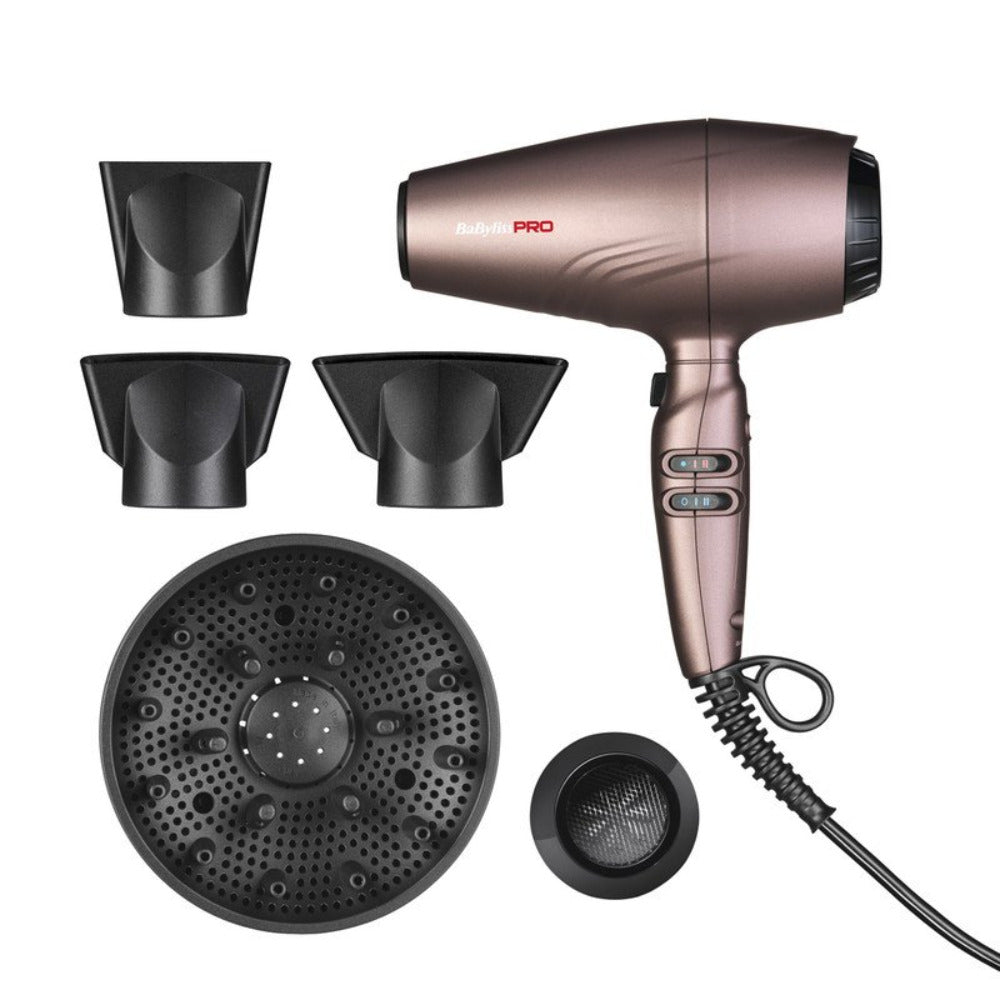 BaBylissPRO Poderoso Professzionális Hajszárító Digitális Motorral 2400W