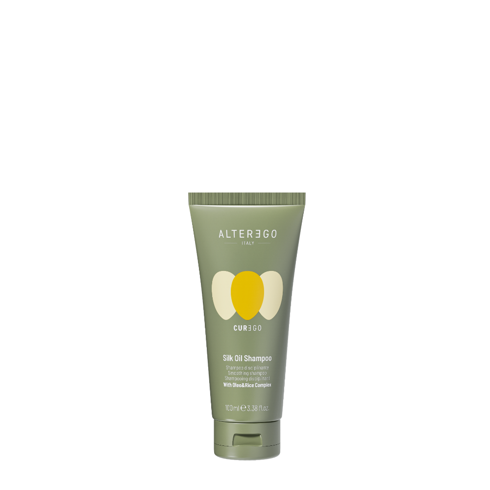 AlterEgo CureEgo Silk Oil Selyemhatású Sampon Szöszösödésre Hajlamos Hajra