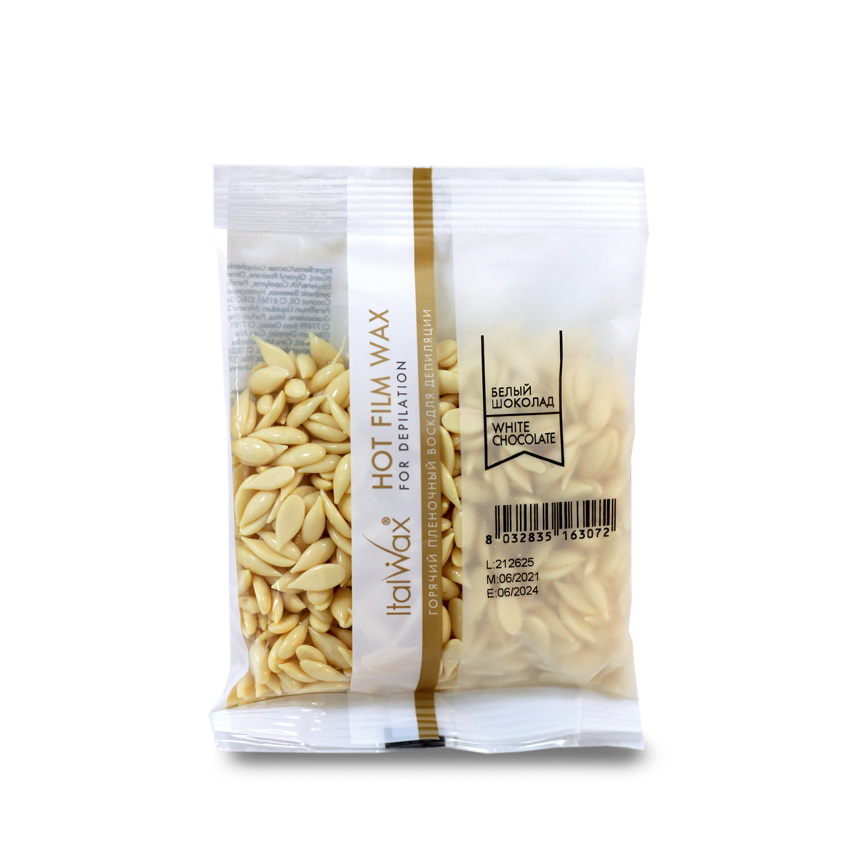 ItalWax Classic Elasztikus Gyantagyöngy Fehér Csokoládé 100g