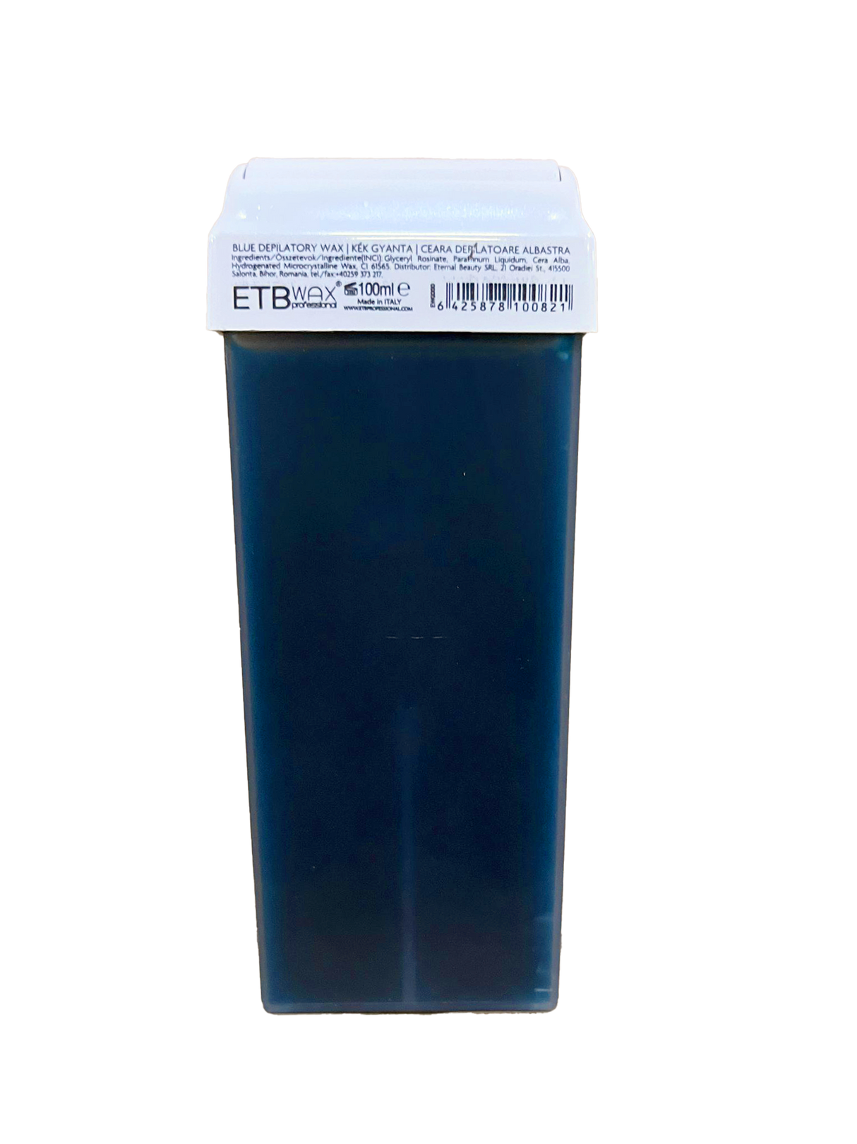 ETB Wax Kék Gyantapatron Széles Fejjel 100ml