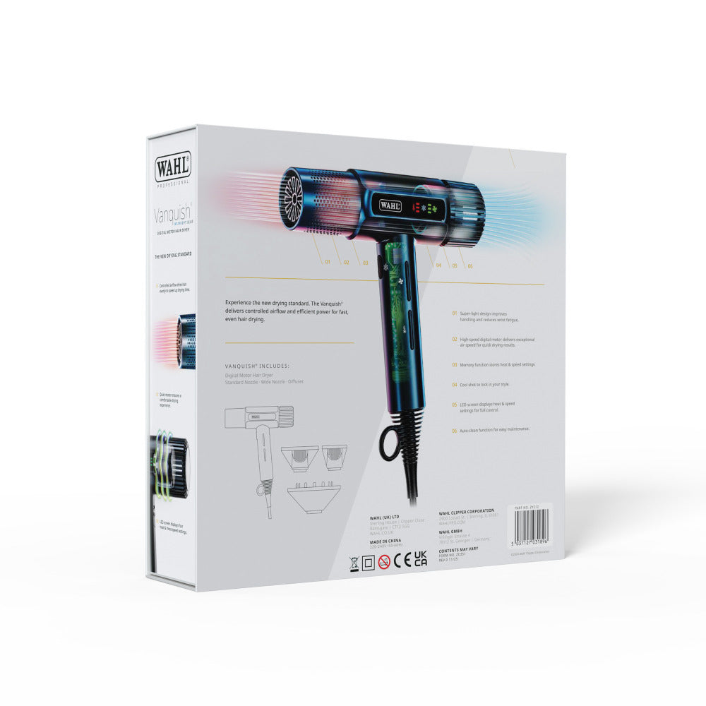 Wahl Vanquish Midnight Blue Hajszárító + AlterEgo Tejszínhab 75ml