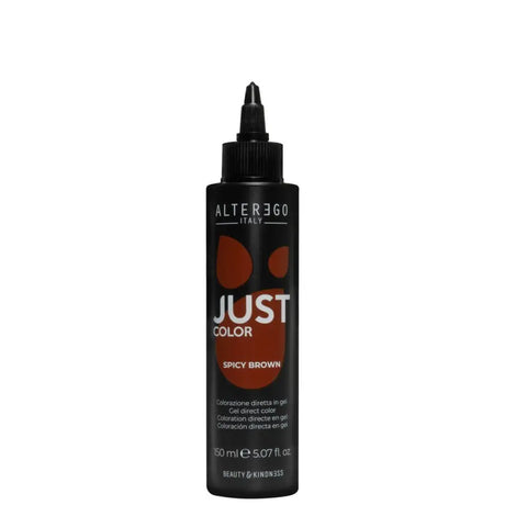 AlterEgo Just Color Direkt Pigment Színező Gél - 150 ml / Spicy Brown - Haj