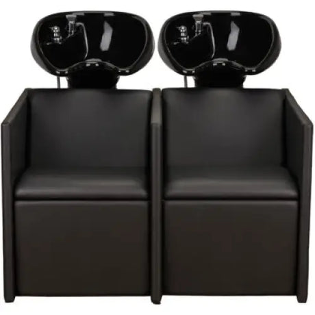 AYALA Luna Dupla Fejmosó Fekete Kerámiatállal