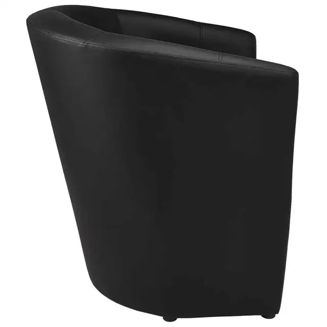 AYALA Milano Várótermi Kanapé Fekete Műbőrrel