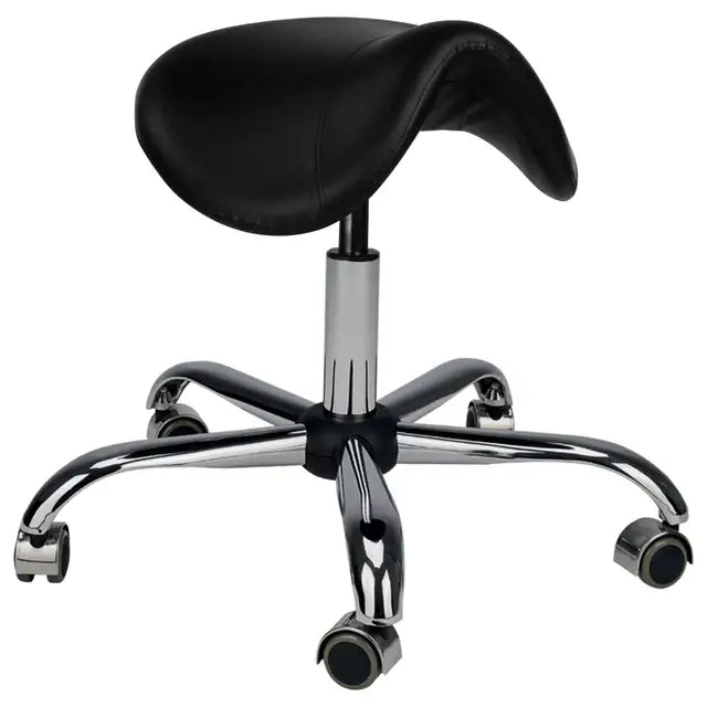 AYALA S-2 Görgős Nyeregszék Fekete Kárpittal