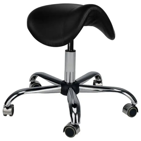 AYALA S-2 Görgős Nyeregszék Fekete Kárpittal