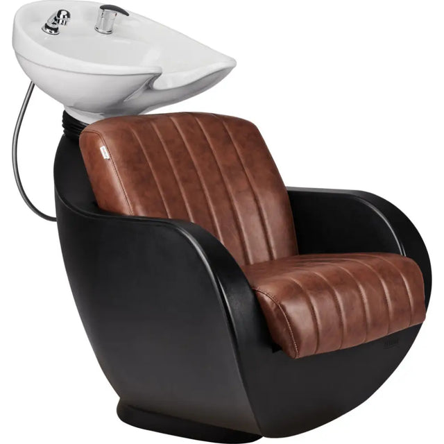 AYALA Thomas Fejmosó Fehér Kerámiatállal Barna Kárpitozással