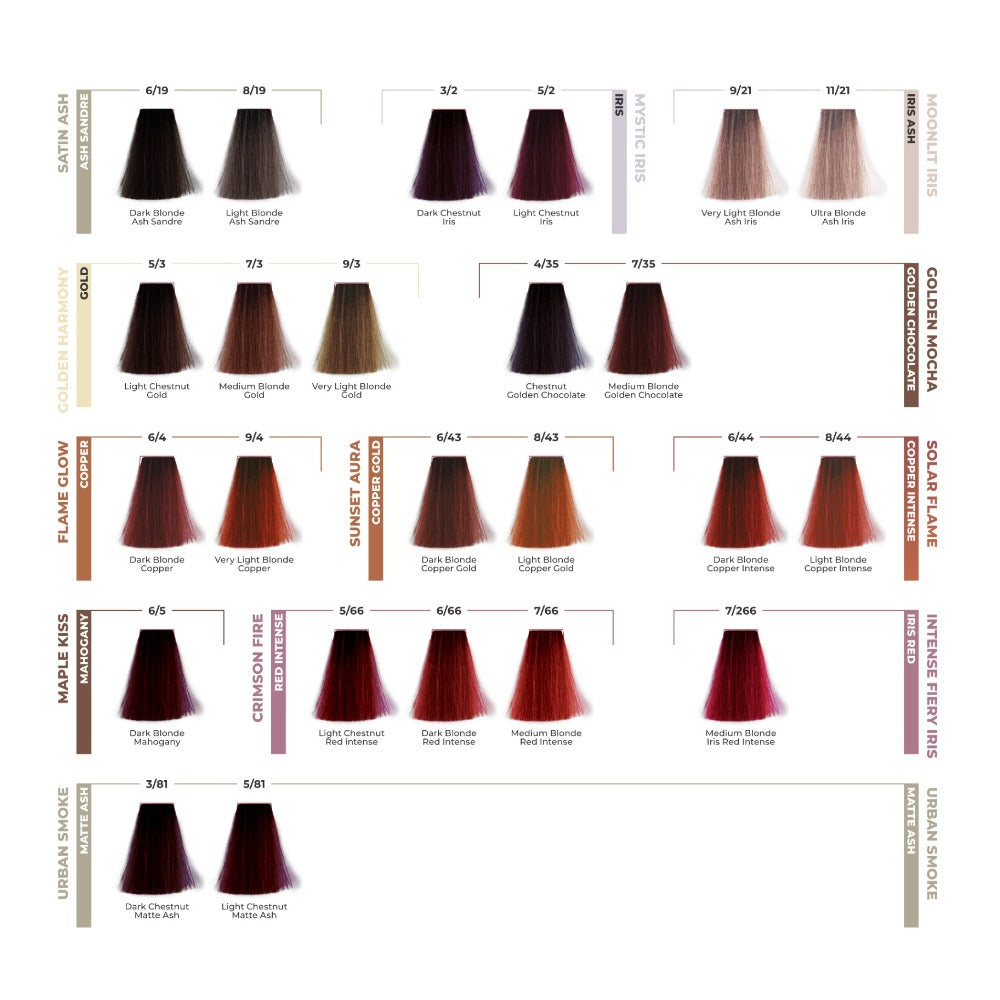 ETB Hair ColorVerse Ammóniamentes Tartós Hajfesték Színskála / 70 Árnyalat /