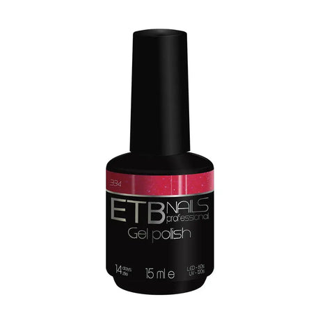 ETB Nails Gel unghii 334 Lipstick Red 15ml