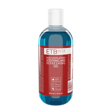 ETB Wax Hűsítő Gél Gyantázás Után Kámforral És Mentollal 250 ml