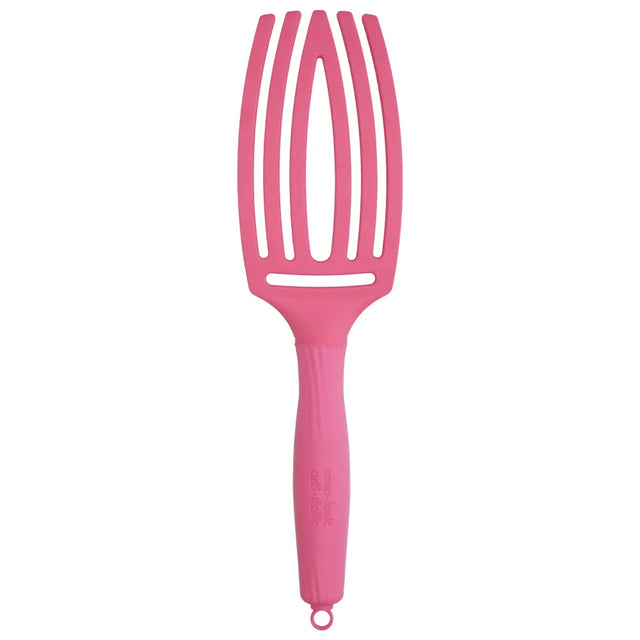 Fingerbrush Care Iconic Vaddisznószőr & Nylon Hajkefe – Hot Pink M