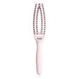 Fingerbrush Care Iconic Vaddisznószőr & Nylon Hajkefe – Pastel Pink S - Haj