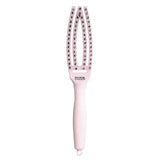 Fingerbrush Care Iconic Vaddisznószőr & Nylon Hajkefe – Pastel Pink S - Haj