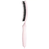 Fingerbrush Care Iconic Vaddisznószőr & Nylon Hajkefe – Pastel Pink M - Haj