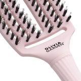 Fingerbrush Care Iconic Vaddisznószőr & Nylon Hajkefe – Pastel Pink M - Haj