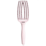 Fingerbrush Care Iconic Vaddisznószőr & Nylon Hajkefe – Pastel Pink M - Haj