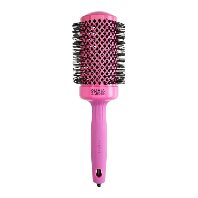 Olivia Garden Expert Blowout Shine Pink Edition Körkefe Turmalin-kerámiával 55mm