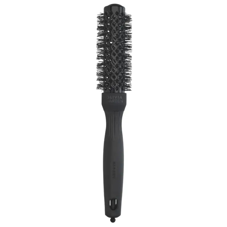 Olivia Garden Expert Shine Black Fekete Körkefe 25mm - Haj