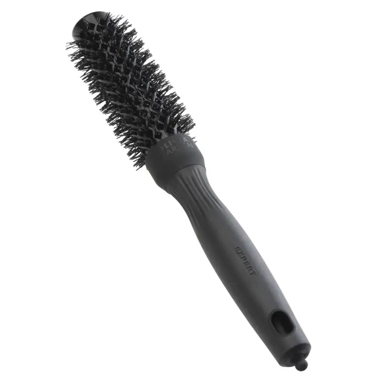 Olivia Garden Expert Shine Black Fekete Körkefe 25mm - Haj