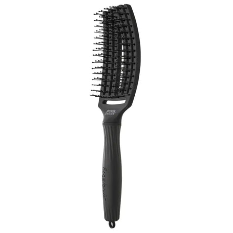 Olivia Garden Fingerbrush Care Double Bristles Bontókefe Fekete M - Haj
