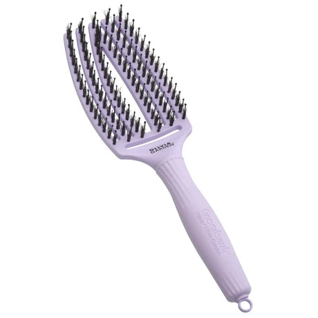 Olivia Garden Fingerbrush Care Iconic vaddisznósörtés hajkefe – Lavender (M)