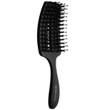Olivia Garden Fingerbrush Care Mini Fekete Hajkefe - Haj