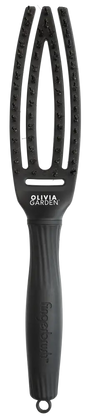 Olivia Garden Fingerbrush Full Black Kicsi Hajkefe