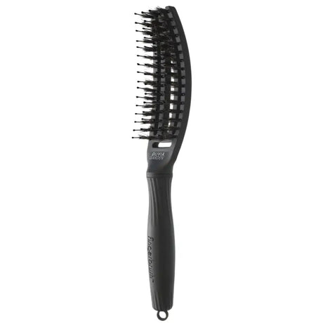 Olivia Garden Fingerbrush Full Black Kicsi Hajkefe S - Haj