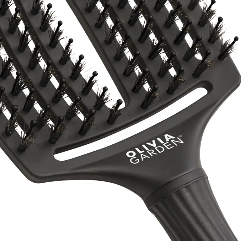 Olivia Garden Fingerbrush Full Black Nagy Hajkefe L - Haj