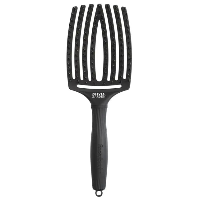 Olivia Garden Fingerbrush Full Black Nagy Hajkefe L - Haj