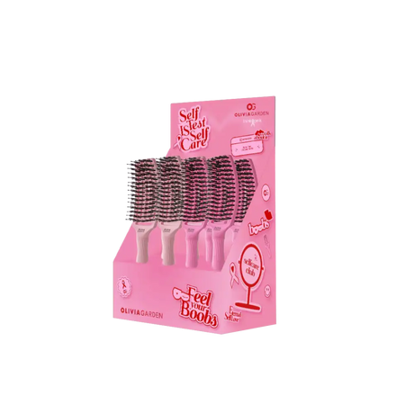 Olivia Garden Fingerbrush Think Pink Hajkefe Display 8db