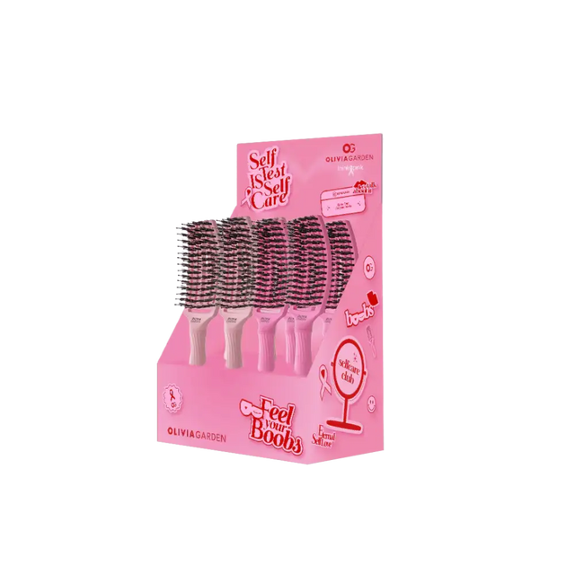 Olivia Garden Fingerbrush Think Pink Hajkefe Display 8db