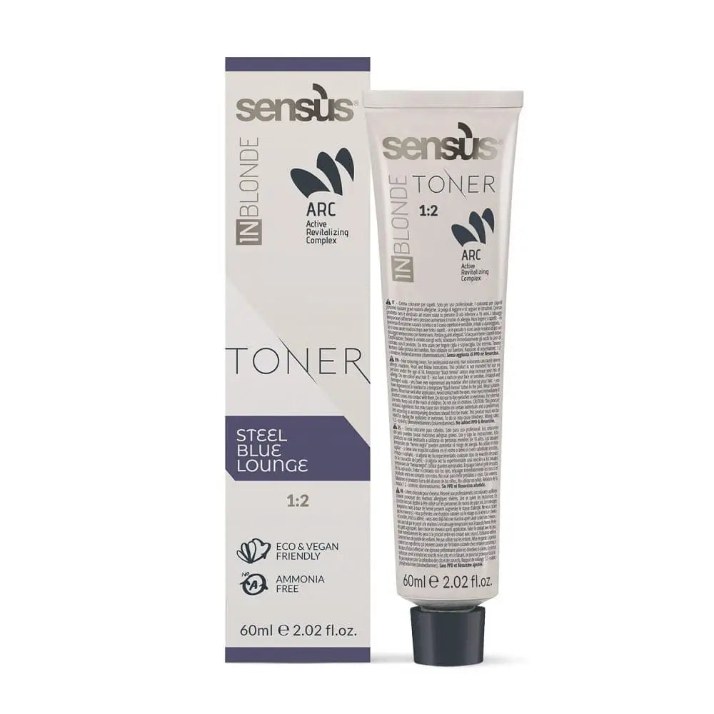 Sensus InBlonde Ammóniamentes Toner - 60 ml / STEEL BLUE LOUNGE-ALBASTRU - Haj