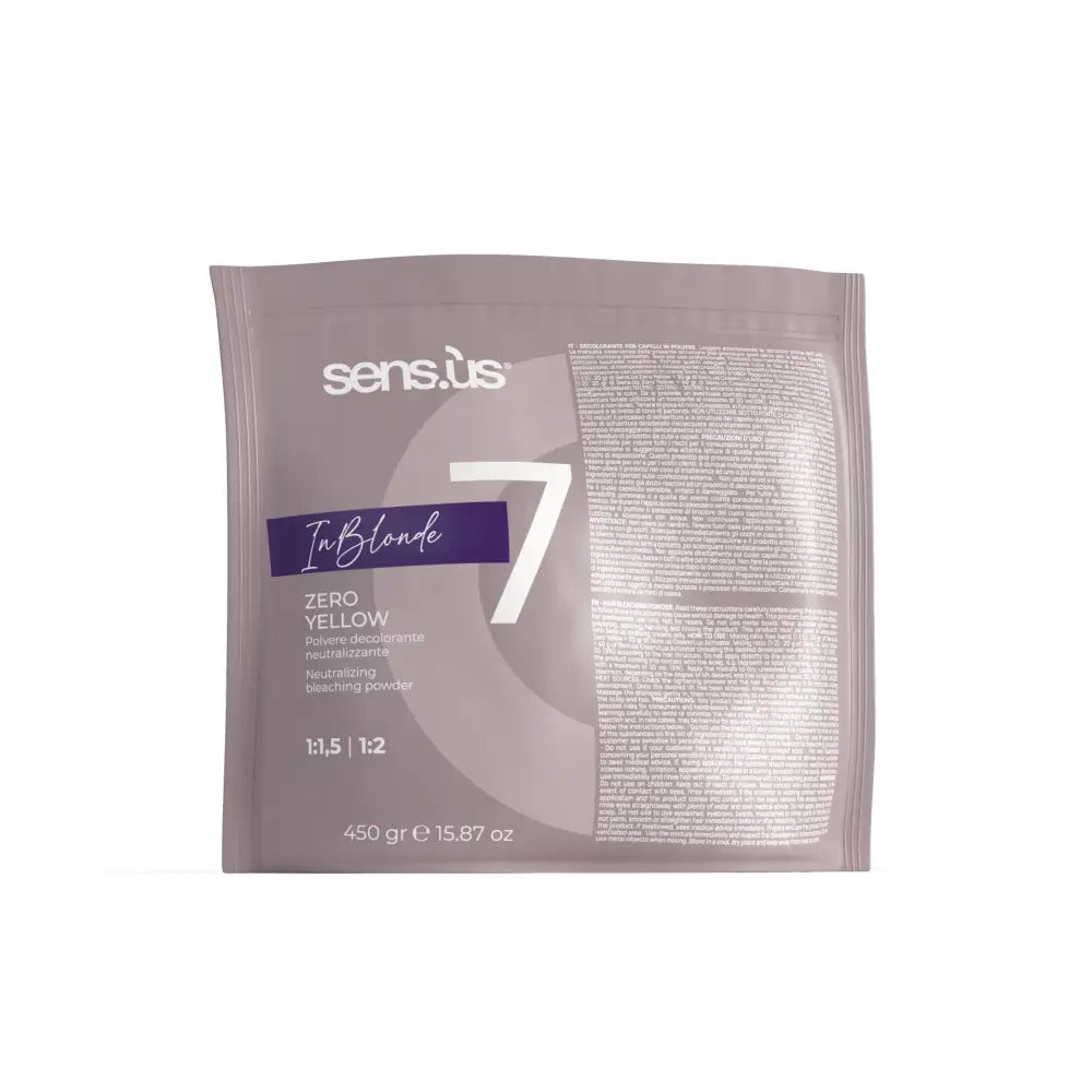Sensus InBlonde Zero Yellow Szőkítőpor 450g - 450 ml - Haj